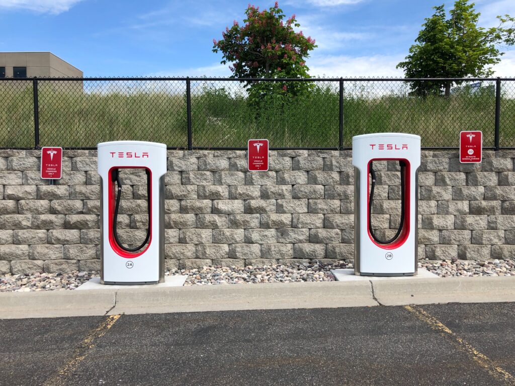 tesla supercharger