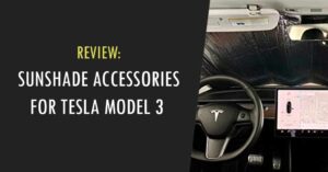 best Tesla Model 3 Sunshade