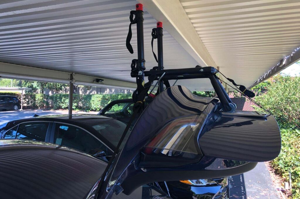 tesla model 3 bike rack roof