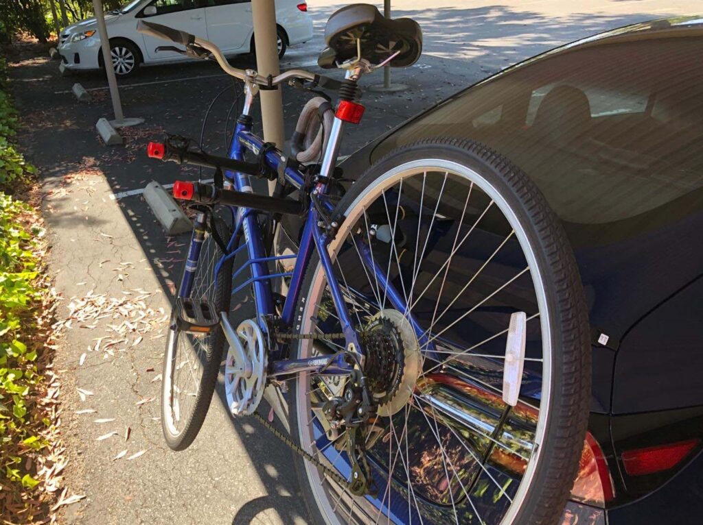 tesla 3 bike rack