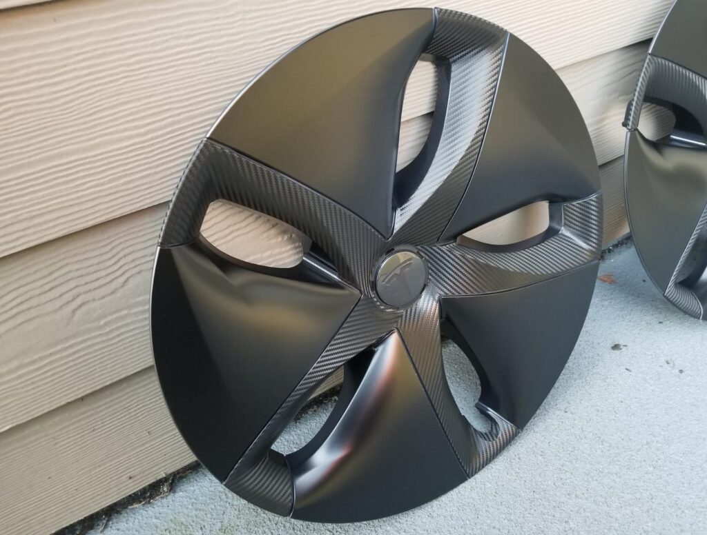 Model 3 Aero Wheel Carbon Fiber Wrap