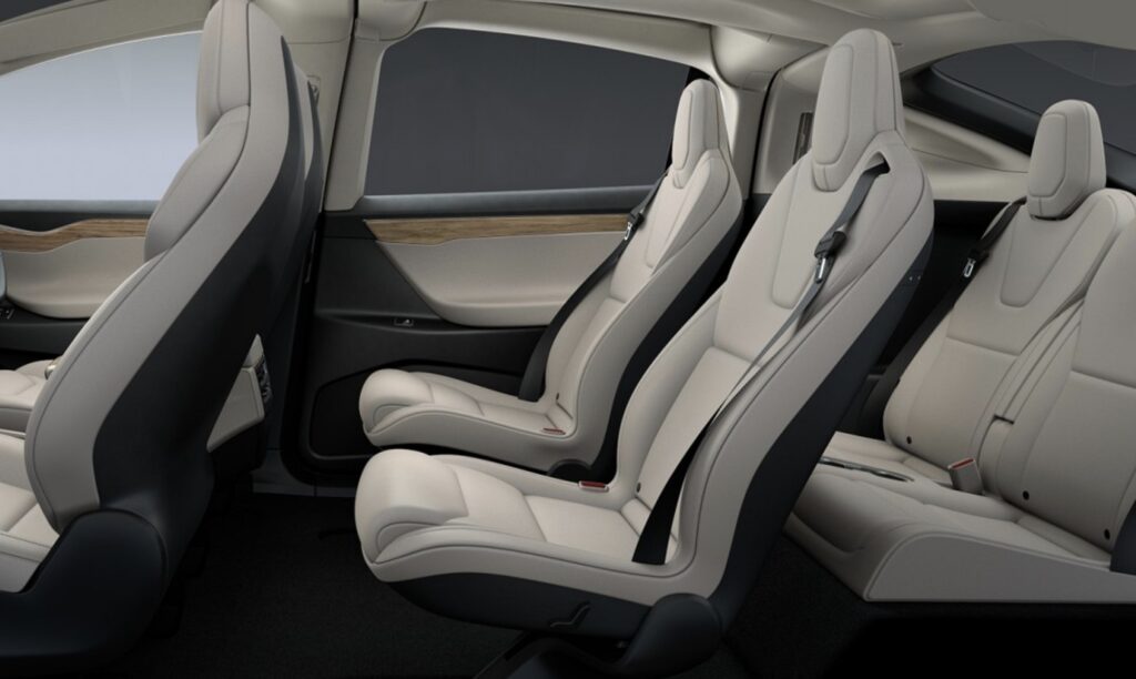 tesla model x 6-seater interior