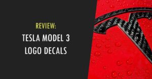tesla model 3 logo decals