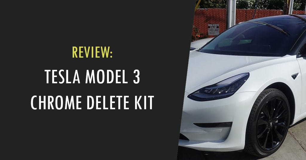 View Tesla Model 3 Black Trim Kit Pics