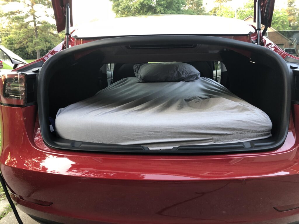 tesla model 3 bed mattress