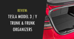 tesla model 3 y trunk frunk organizer