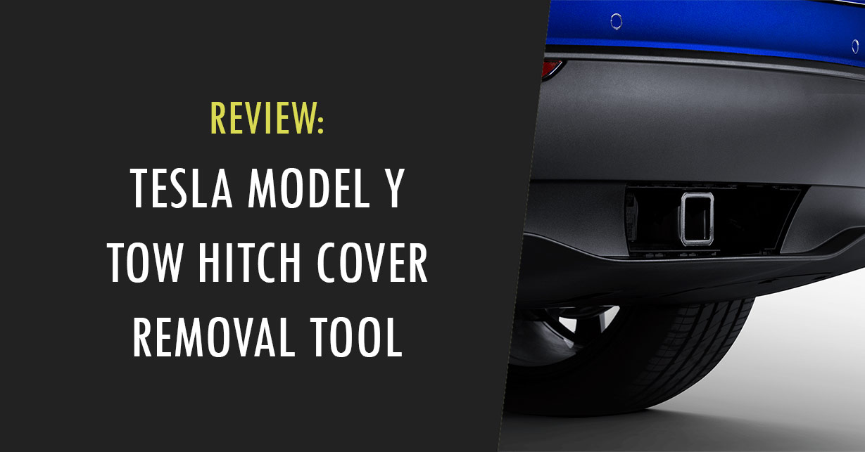 Model Y Tow Hitch Cover Removal Tool 🚐