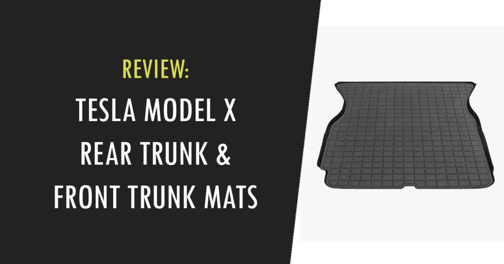 Tesla Model X Cargo Liners & Trunk Mats for 5, 6, 7seater