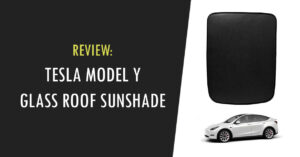 tesla model y glass roof sunshade