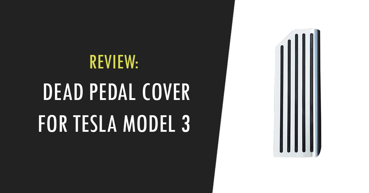 dead pedal cover for tesla model 3