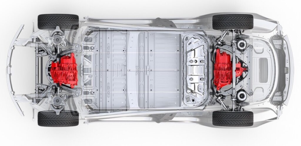 Tesla Model 3 with dual motor AWD